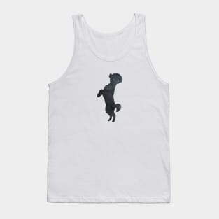 Poodle Art Black Silhouette Tank Top